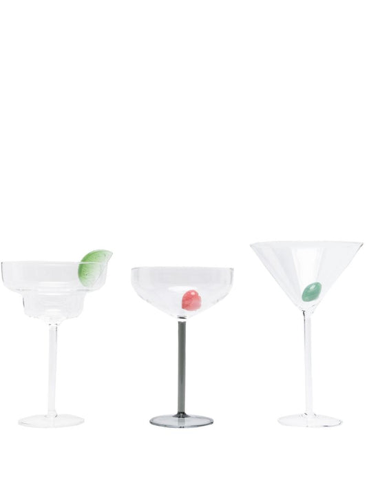 X Browns Cocktail Glasses (set of Three)