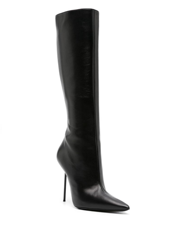 Black Lidia 105 Leather Boots