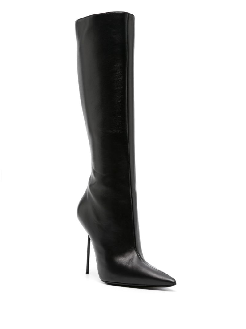 Black Lidia 105 Leather Boots