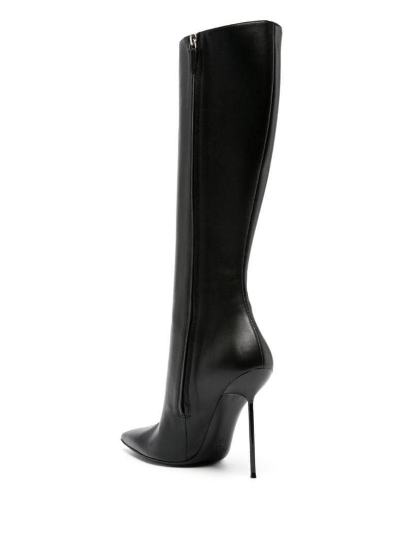 Black Lidia 105 Leather Boots