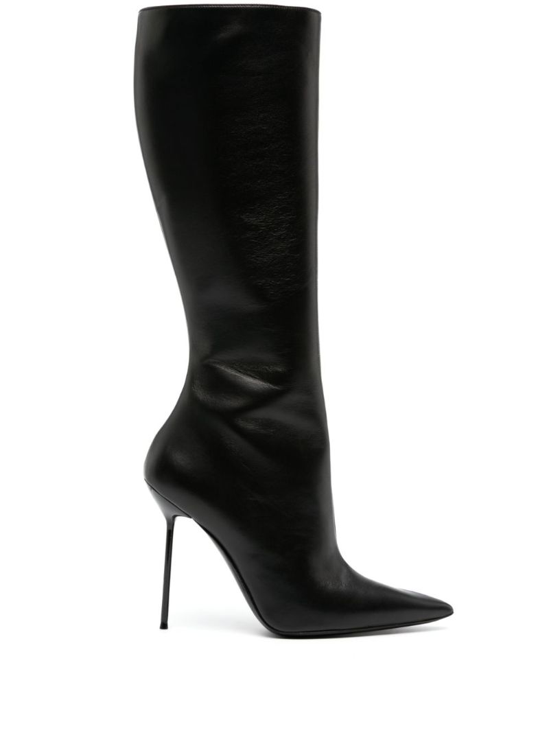 Black Lidia 105 Leather Boots