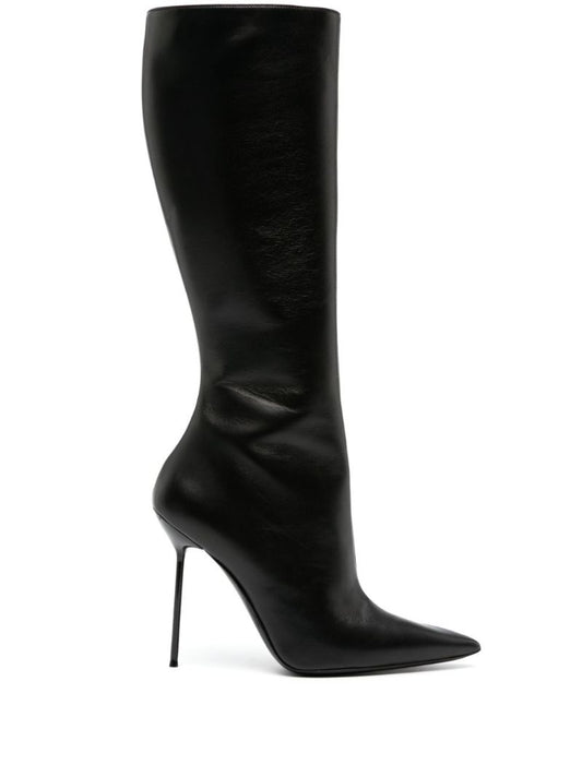 Black Lidia 105 Leather Boots