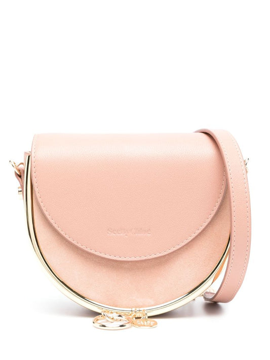 Pink Mara Small Leather Shoulder Bag