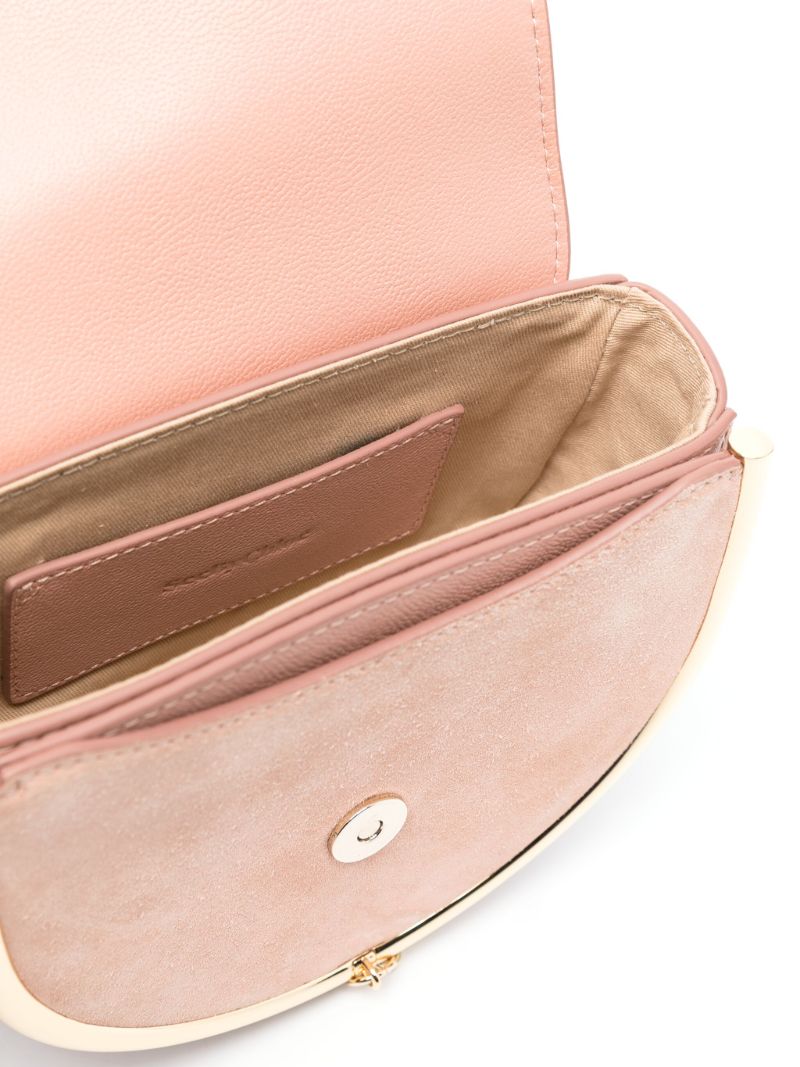 Pink Mara Small Leather Shoulder Bag
