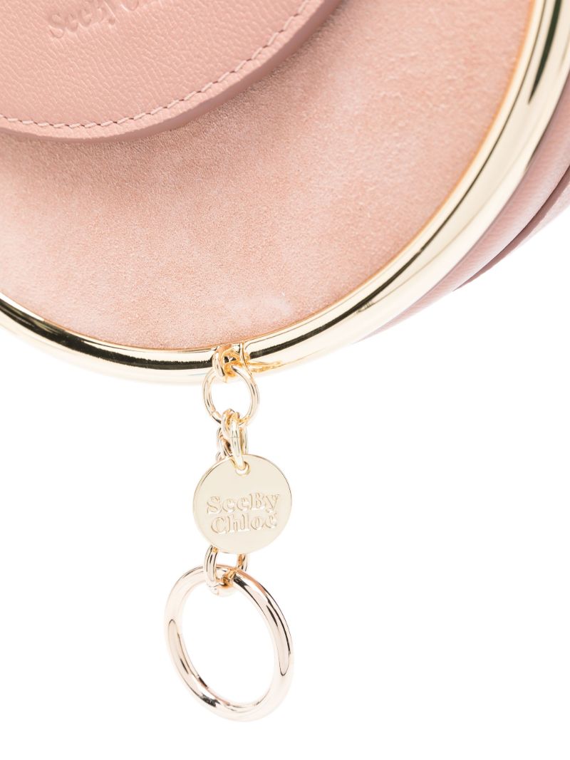 Pink Mara Small Leather Shoulder Bag