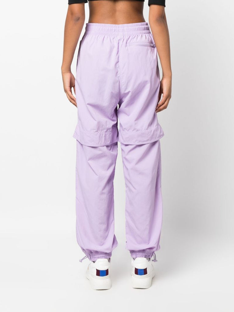 Purple Drawstring Cargo Pants