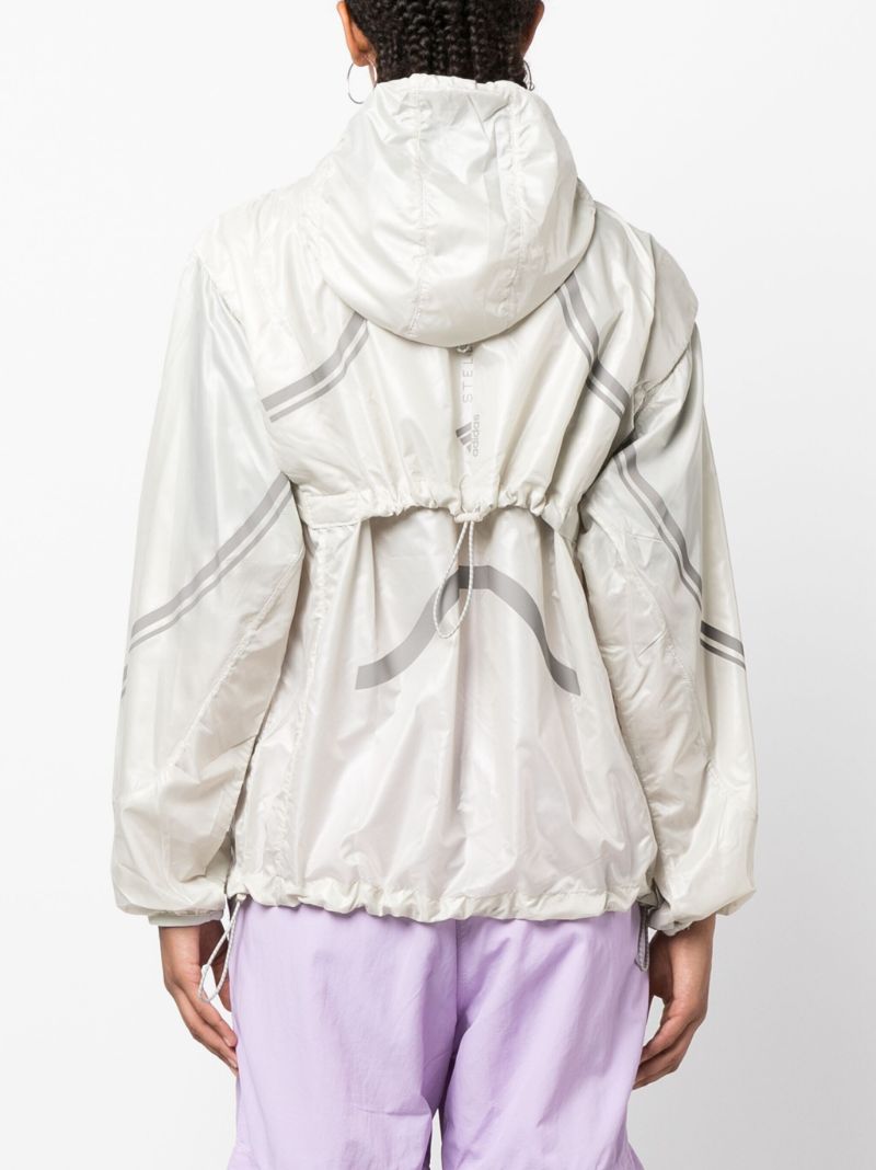 White Truepace Packable Running Jacket