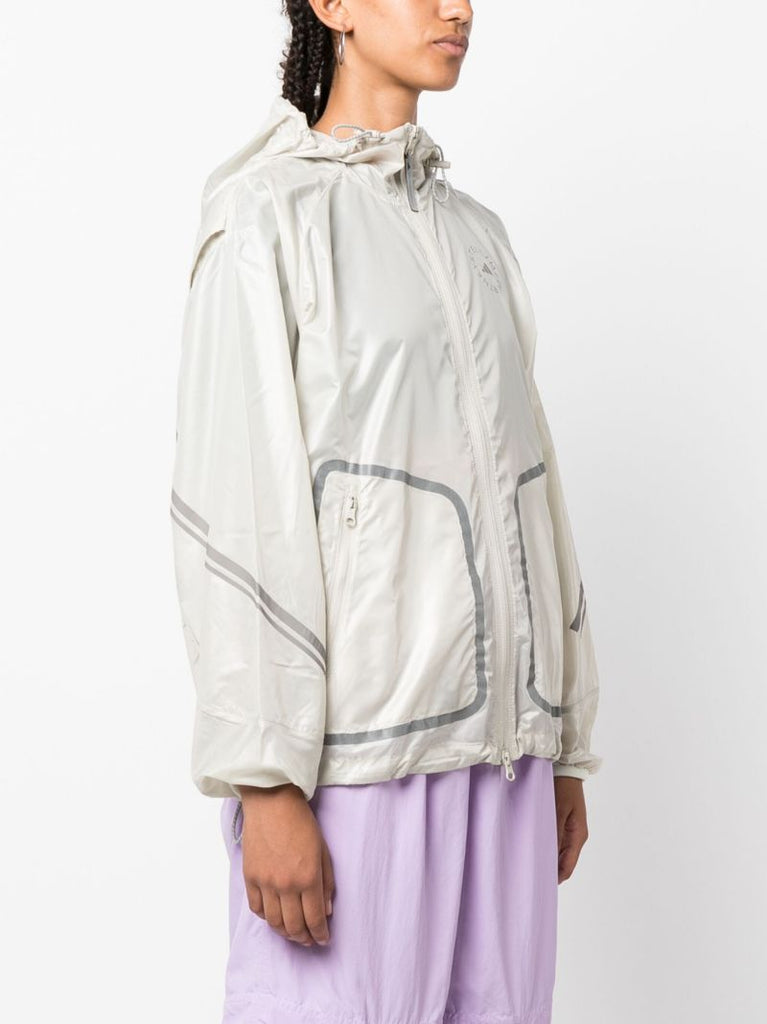 White Truepace Packable Running Jacket