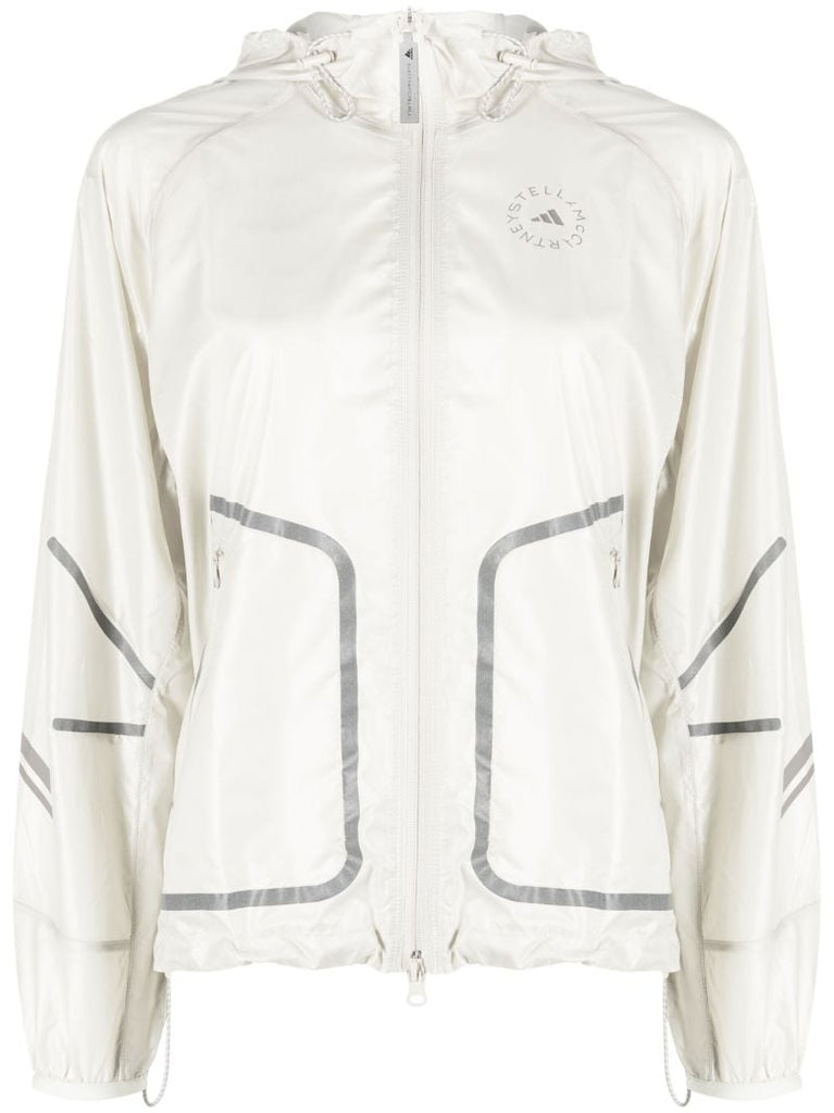 White Truepace Packable Running Jacket