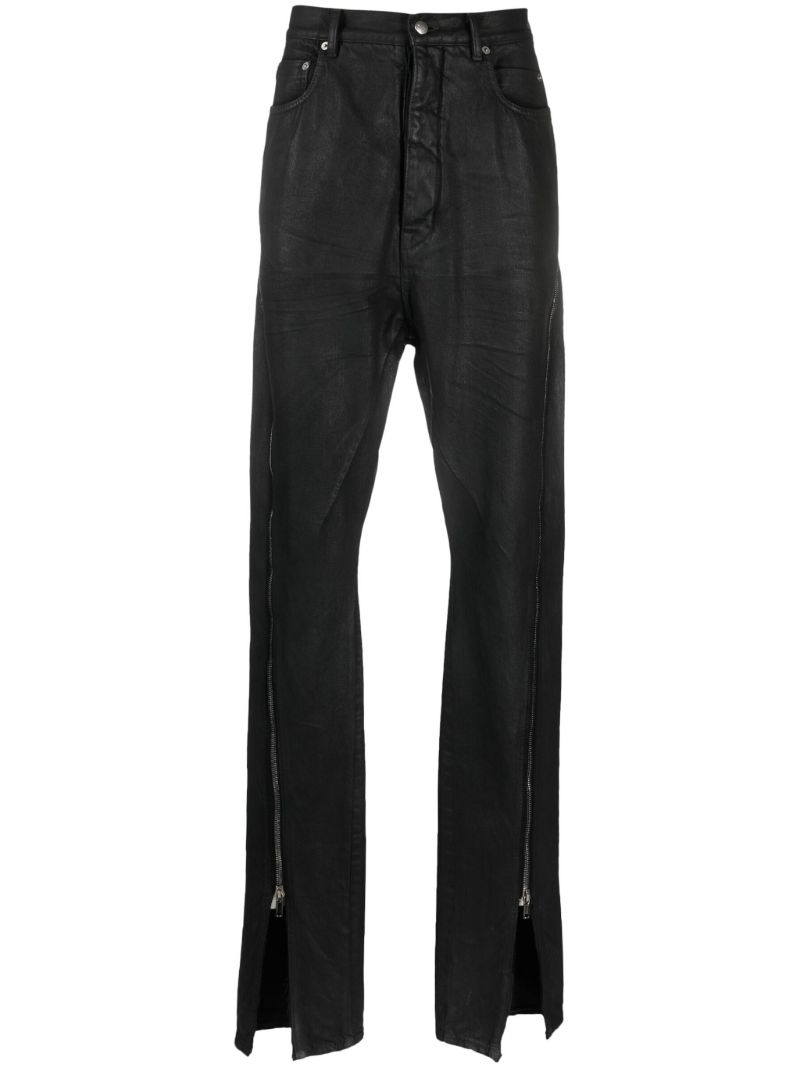 Black Bolan Banana High-rise Bootcut Jeans