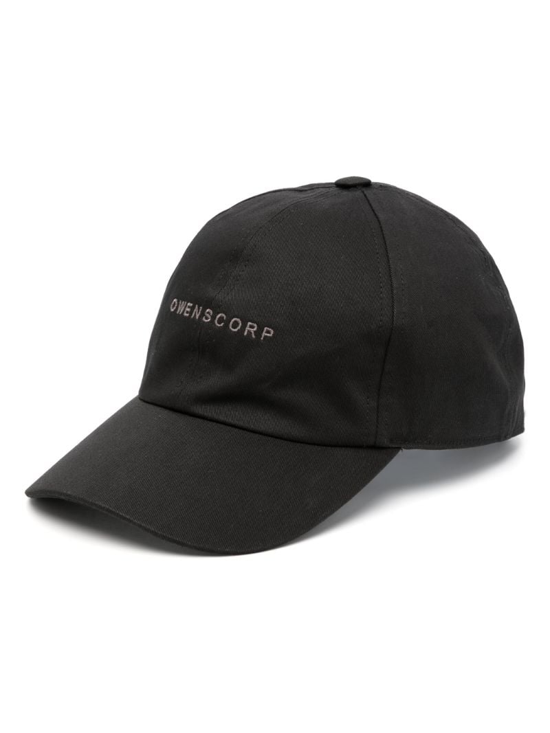 Black Logo-embroidered Cap