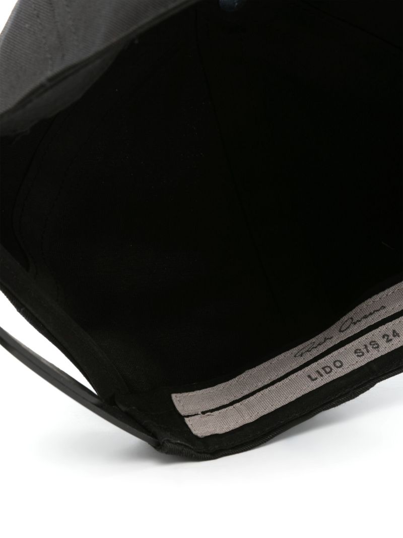 Black Logo-embroidered Cap