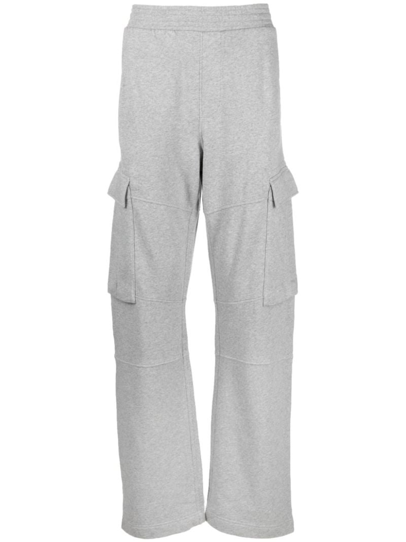 Grey Cotton Cargo Pants