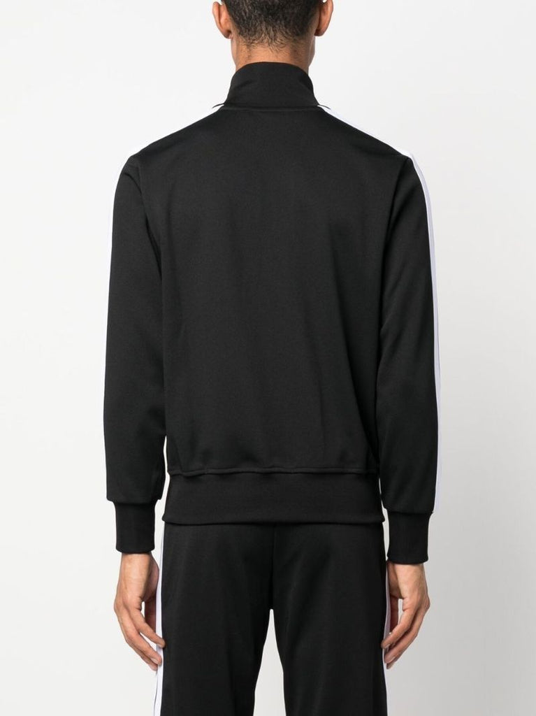 Black Logo Print Track Jacket