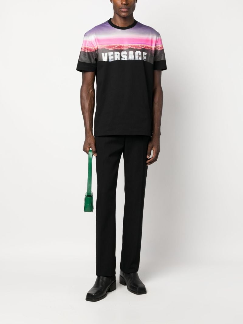 Black Versace Hills Cotton T-shirt