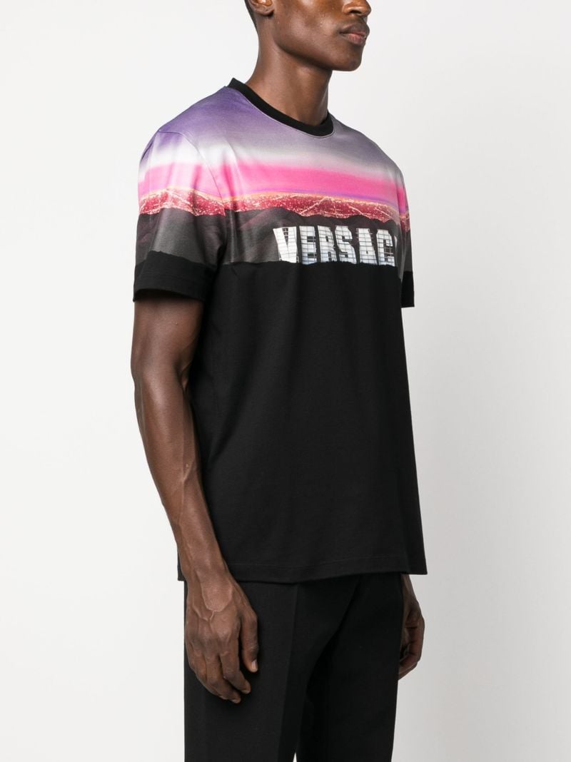 Black Versace Hills Cotton T-shirt