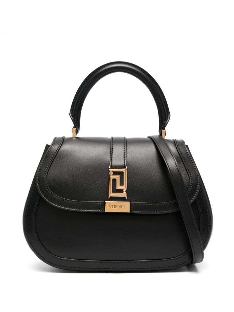 Black Greca Goddess Leather