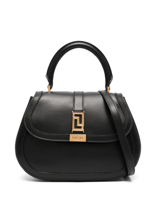 Black Greca Goddess Leather