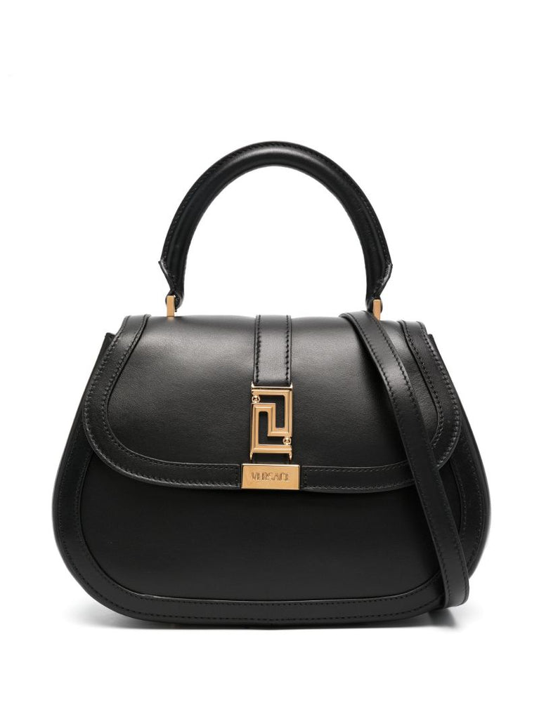 Black Greca Goddess Leather