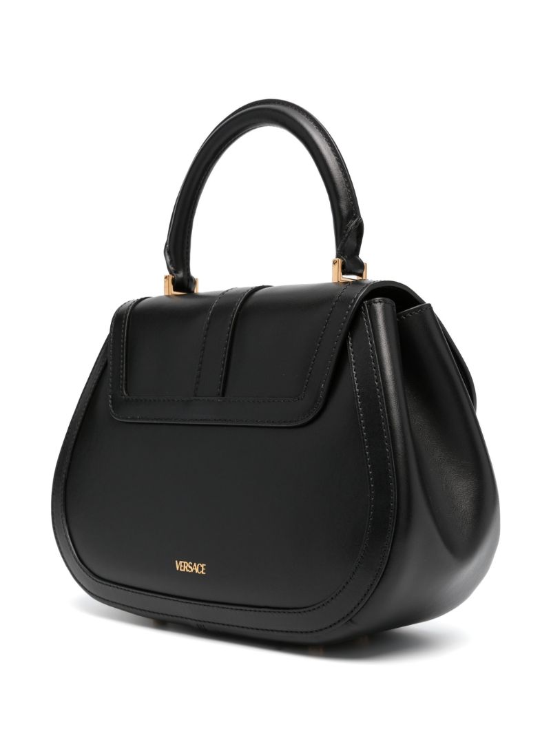 Black Greca Goddess Leather