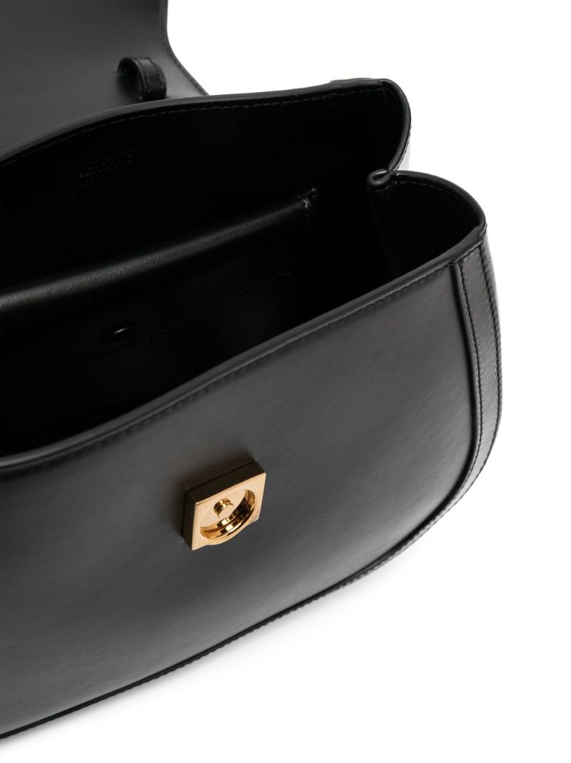 Black Greca Goddess Leather