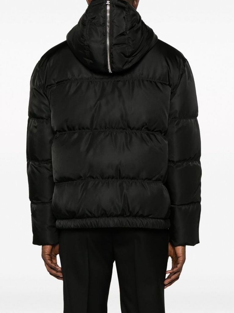 Black Hooded Padded Jacket