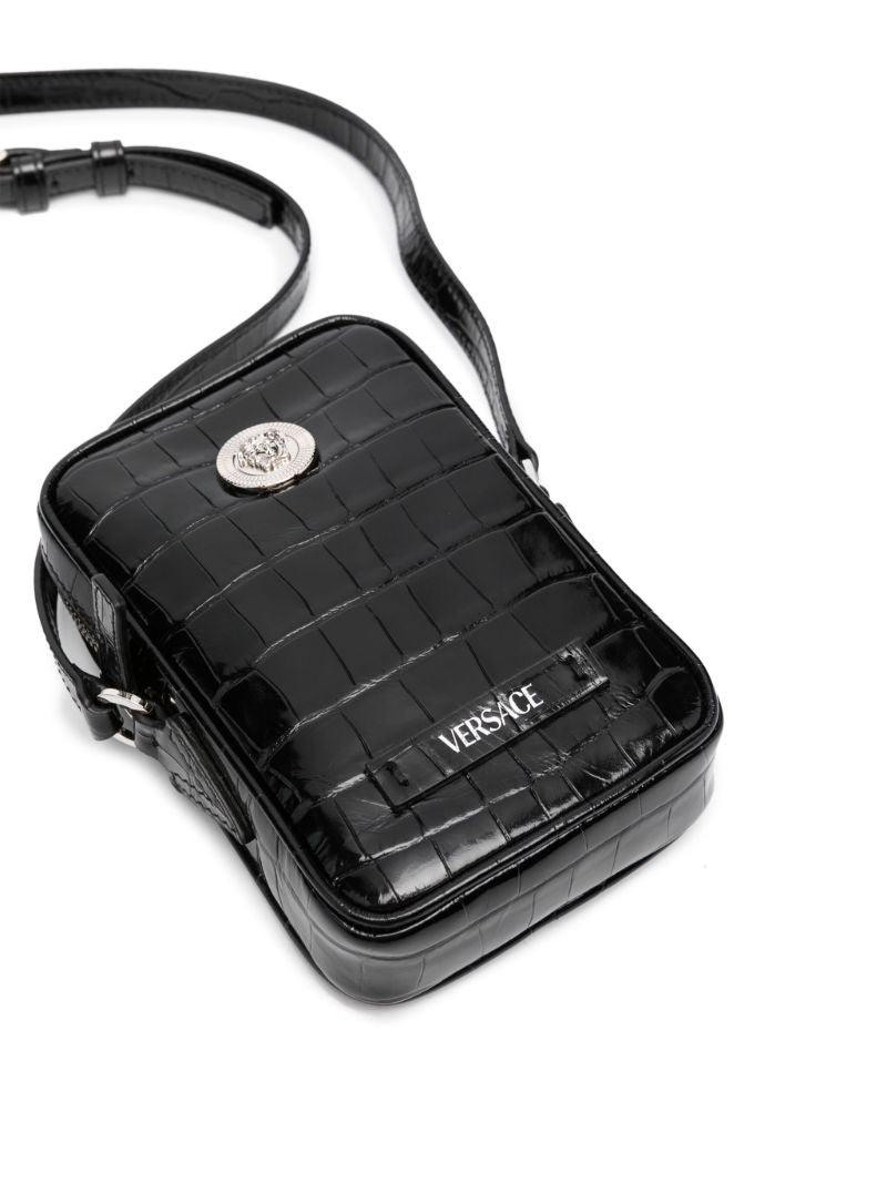 Black Medusa Biggie Cross Body Bag