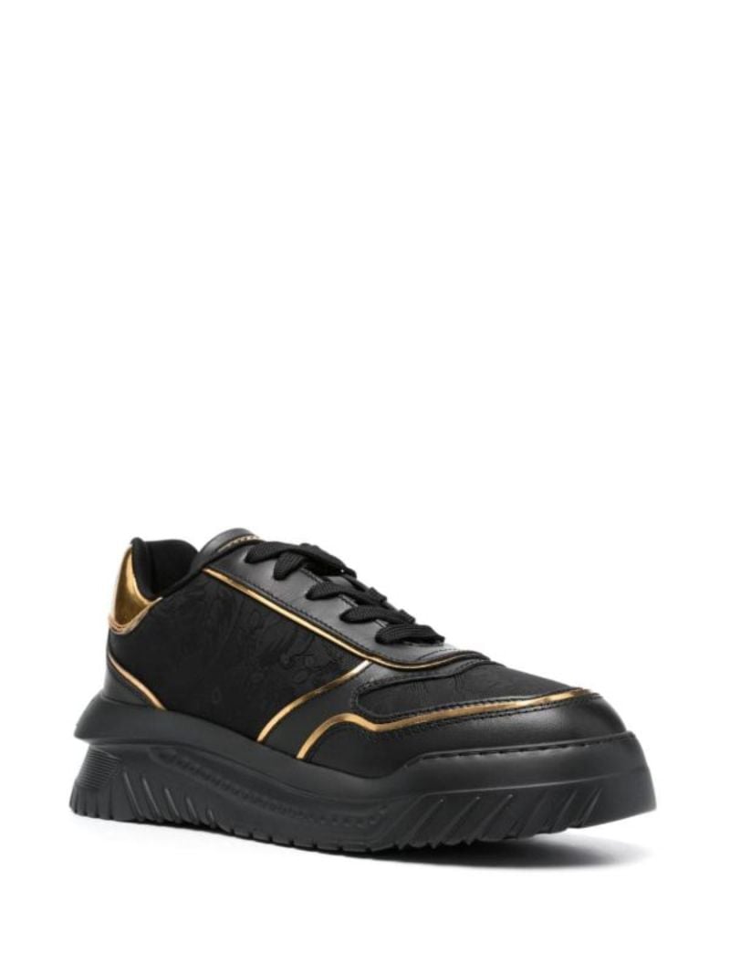 Black Odissea Leather Sneakers