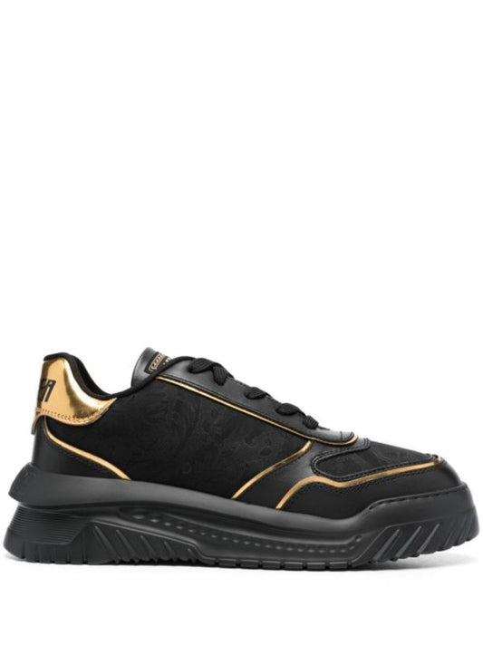 Black Odissea Leather Sneakers