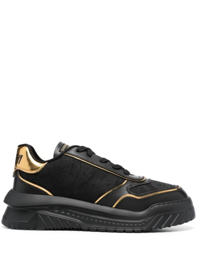 Black Odissea Leather Sneakers