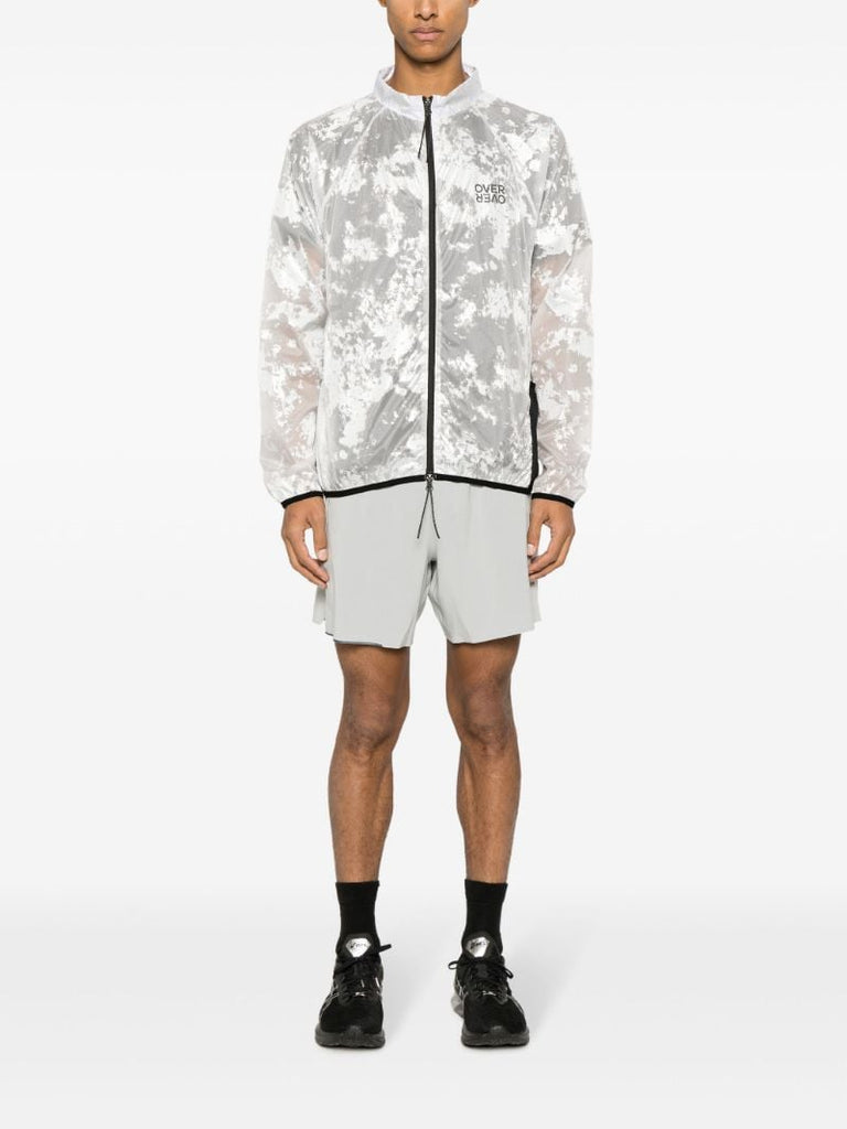 White Foil-print Track Jacket