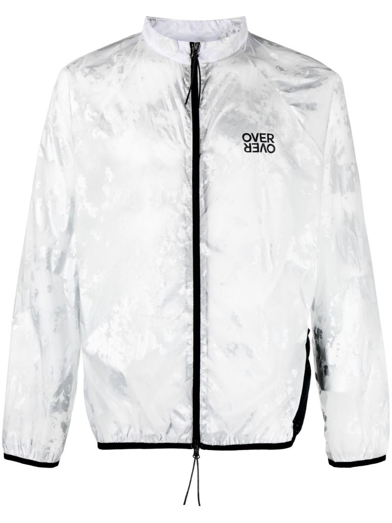 White Foil-print Track Jacket