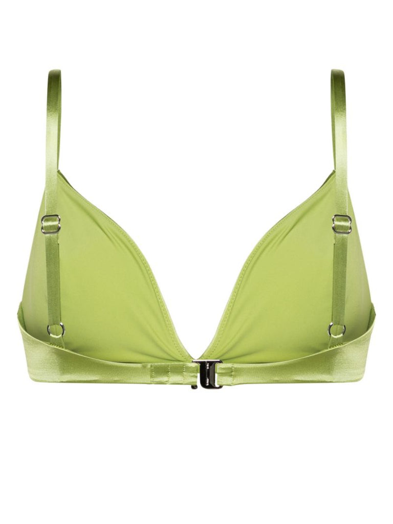 Green the Triangle Bikini Top