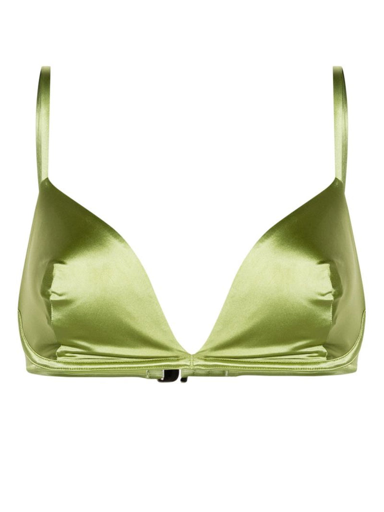 Green the Triangle Bikini Top