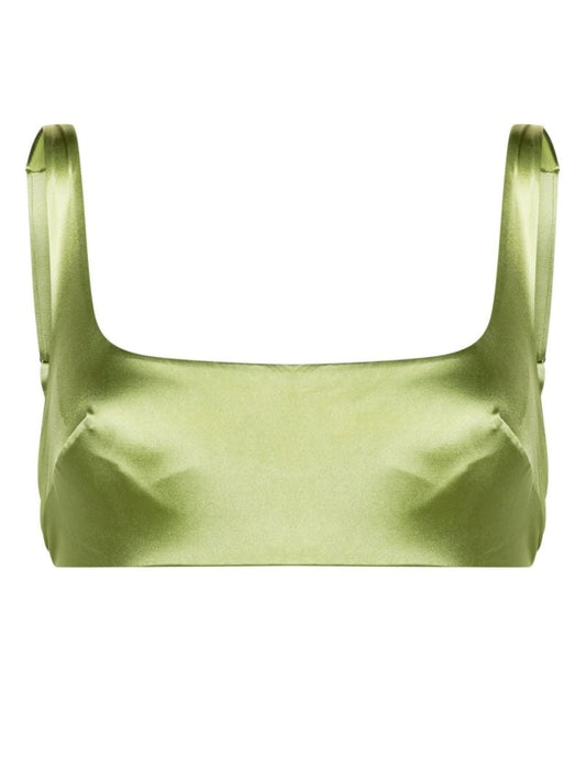 Green the Crop Bikini Top
