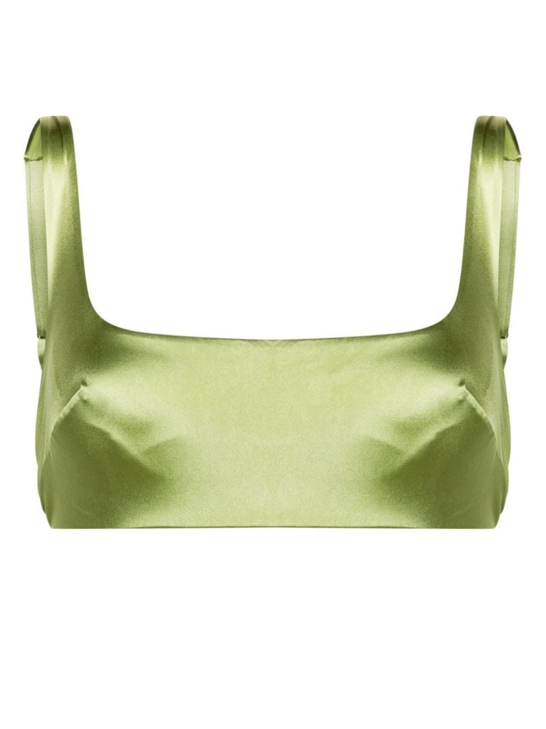 Green the Crop Bikini Top