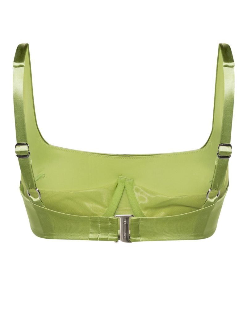 Green the Crop Bikini Top