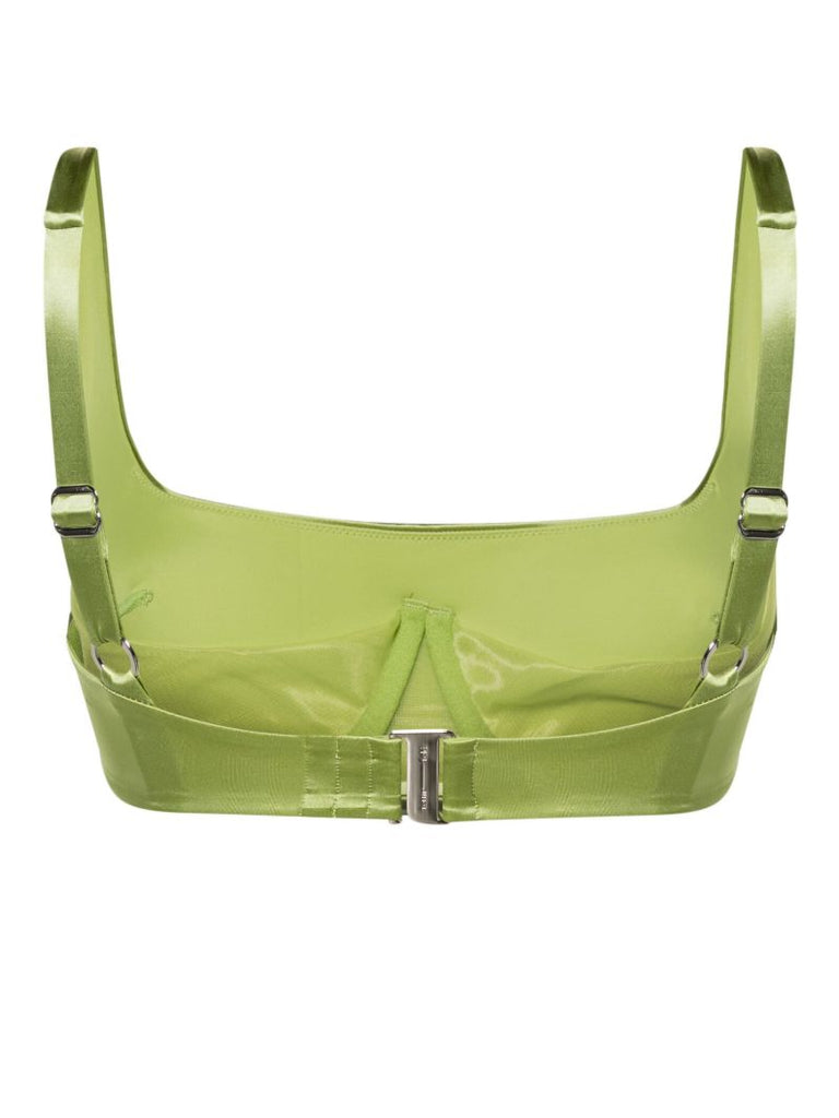 Green the Crop Bikini Top