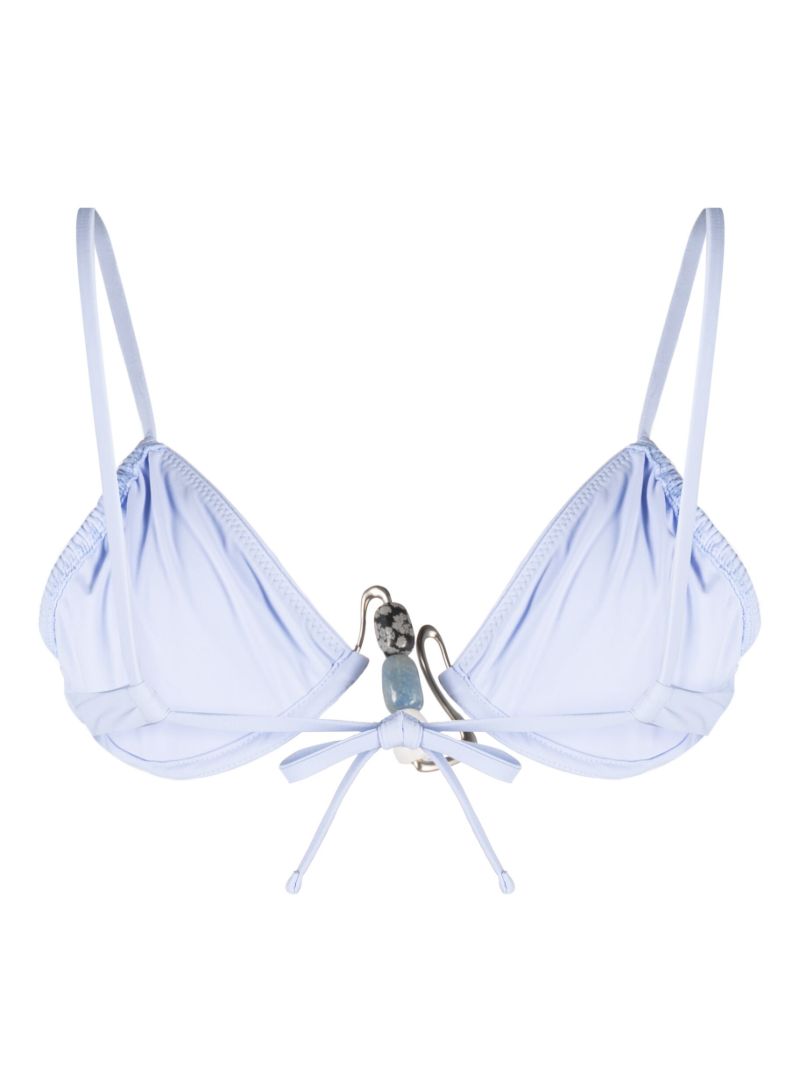 Blue Nebular Crystal Bikini Top