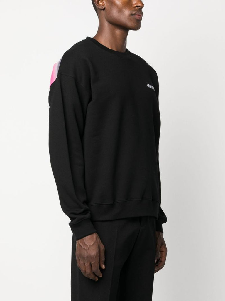 Black Versace Hills Cotton Sweatshirt