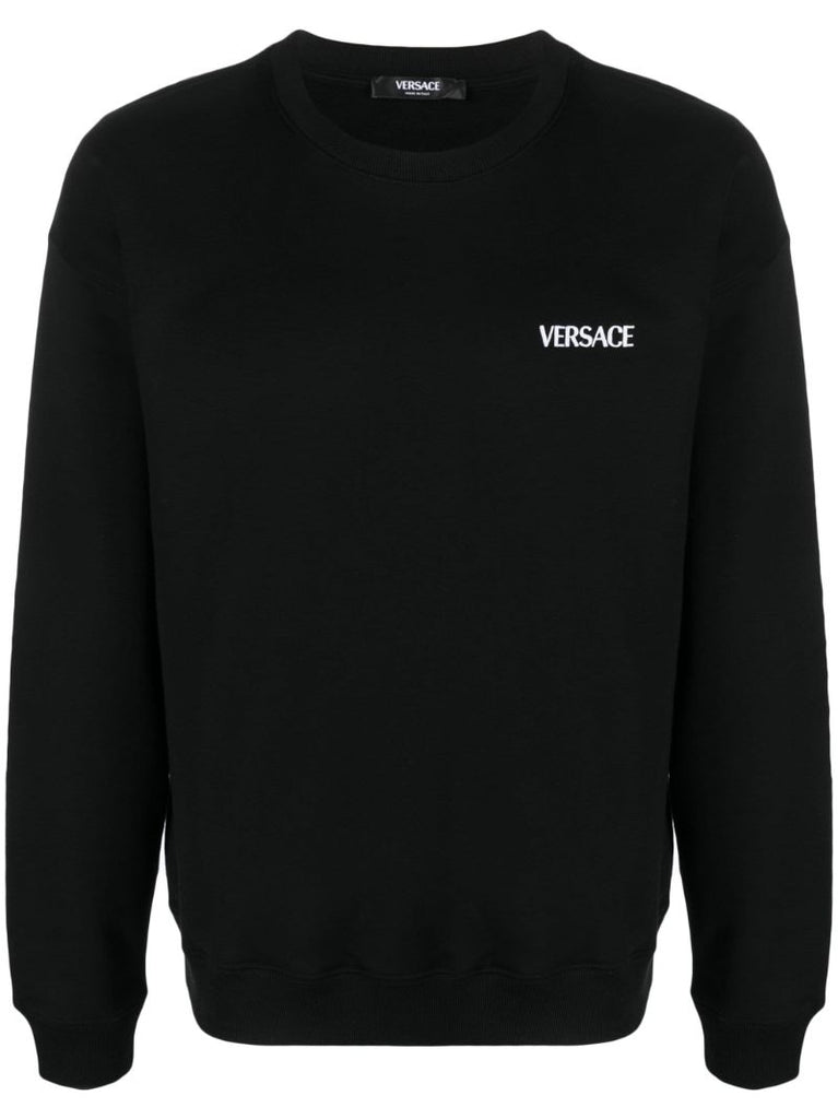 Black Versace Hills Cotton Sweatshirt