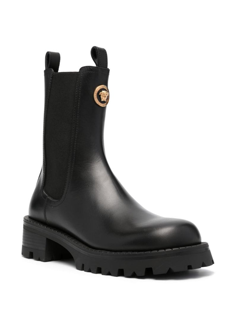 Black Vagabond Leather Chelsea Boots