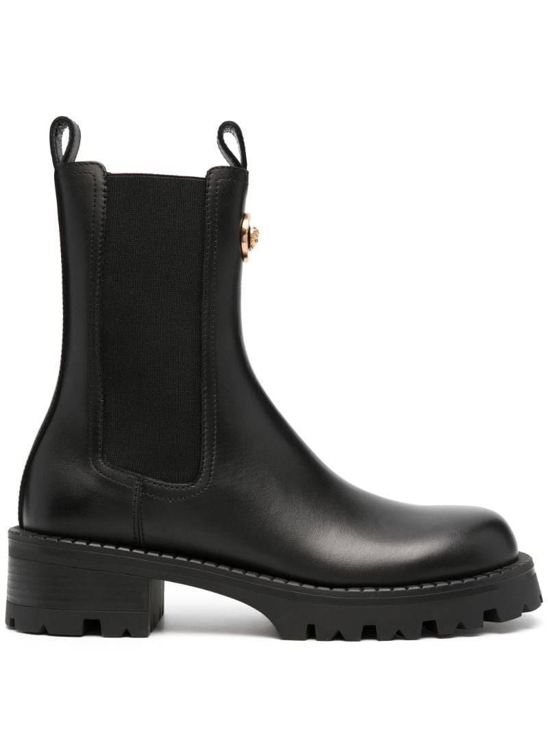 Black Vagabond Leather Chelsea Boots