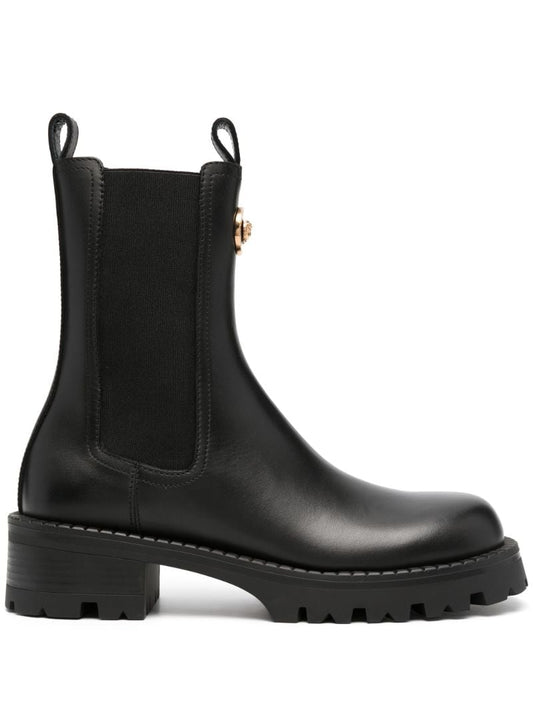 Black Vagabond Leather Chelsea Boots