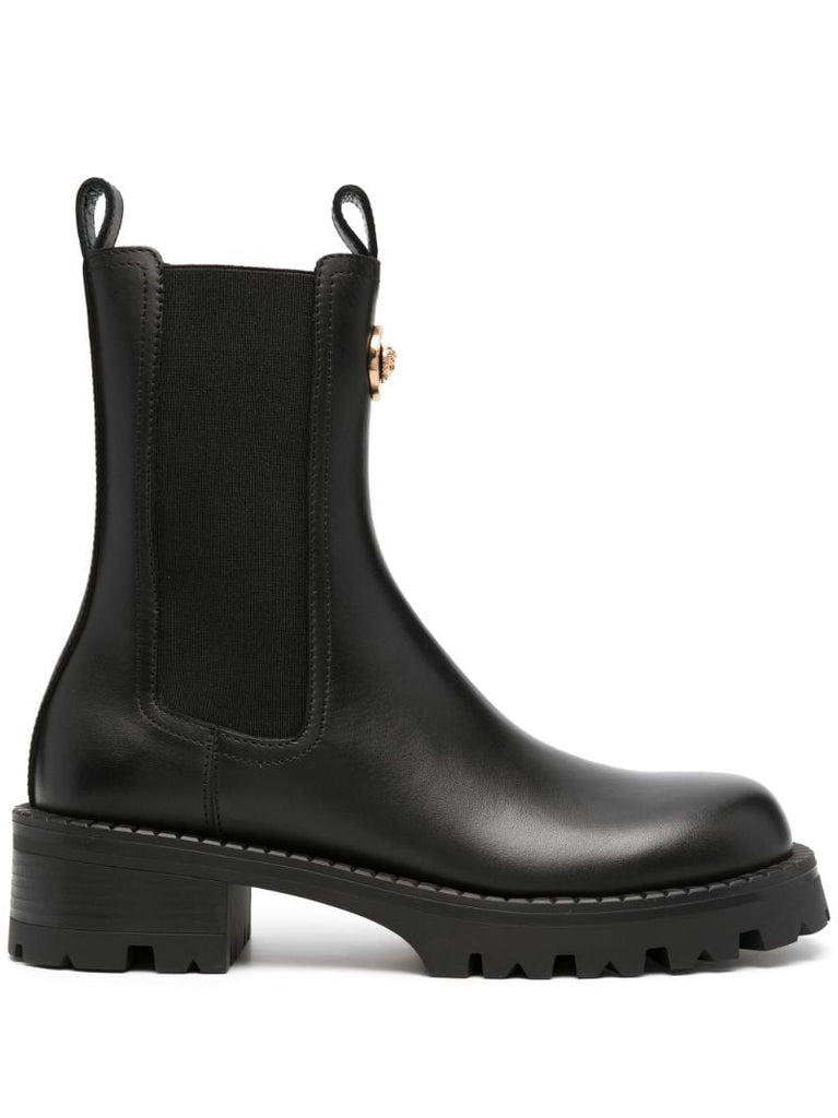 Black Vagabond Leather Chelsea Boots