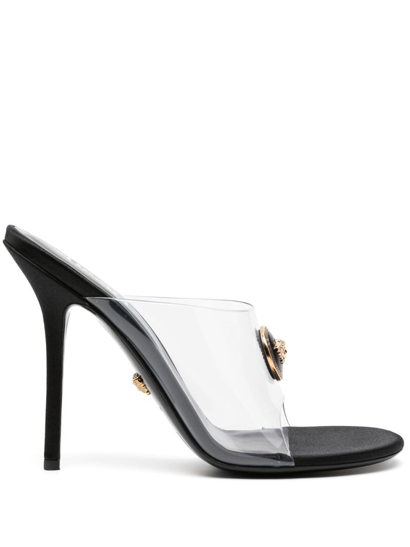 Black Vagabond 125 Leather Mules