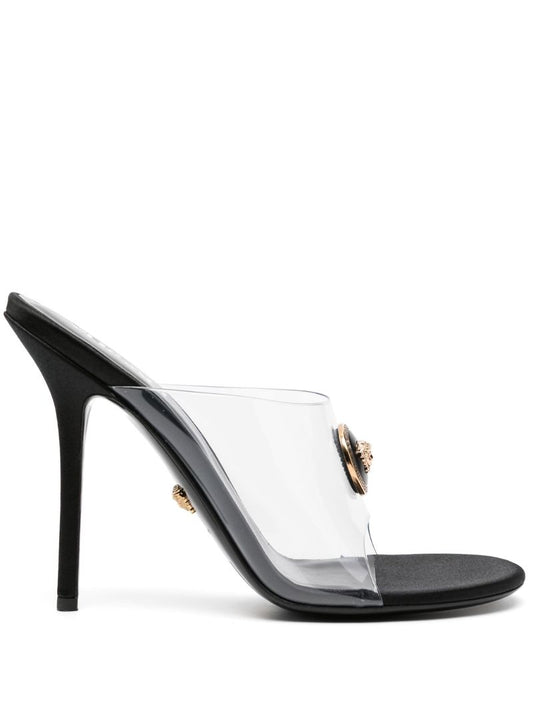 Black Vagabond 125 Leather Mules