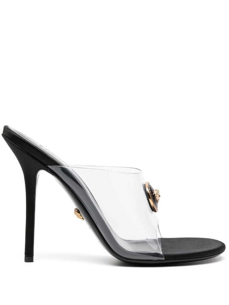 Black Vagabond 125 Leather Mules