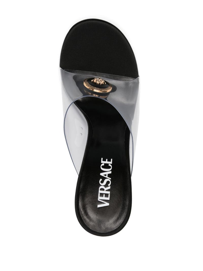 Black Vagabond 125 Leather Mules
