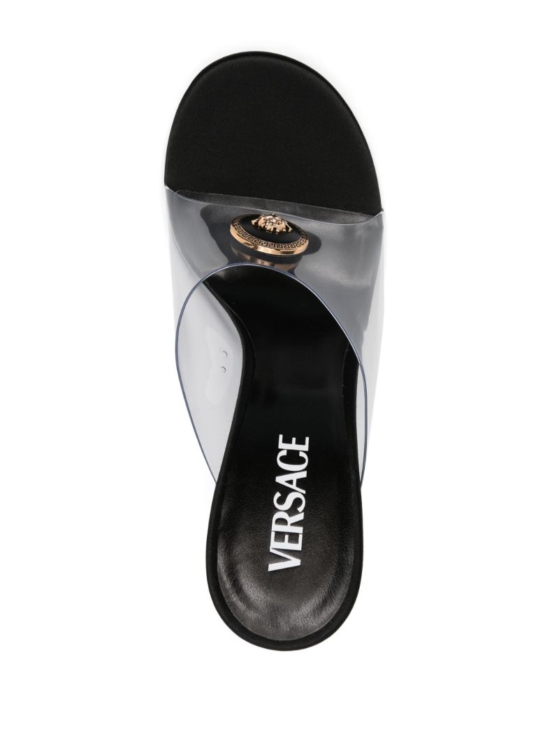 Black Vagabond 125 Leather Mules